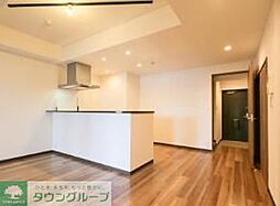 六本木ビュータワー 10階2LDKのリビング/ダイニング