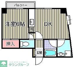 クリエイト 2階1LDKの間取り