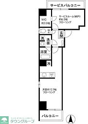 アートヴィラージュ亀戸 3階1SKの間取り