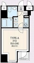 ラシクラスＬＡＺＯ　ｇｉｎｚａ−ｅａｓｔ 6階1Kの間取り