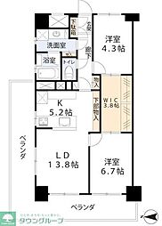 間取図画像 2SLDK