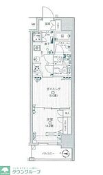 日神デュオステージ両国 1DKの間取図画像