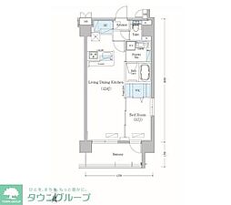Urbanex森下2 1LDKの間取図画像