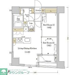 物件の間取り