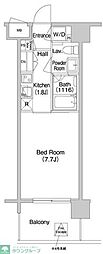 コンフォリア南砂町 1Kの間取図画像