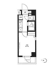 ステージグランデ南麻布 1Kの間取図画像