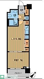 プライムアーバン日本橋横山町 1LDKの間取図画像