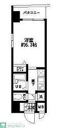 HF東日本橋レジデンス 1Kの間取図画像