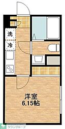 THE PARK EXIA 大崎 1Kの間取図画像