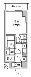 RESIDIA日本橋馬喰町2 1Kの間取図画像