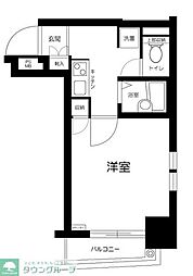 ヴェルステージ日本橋人形町 1Kの間取図画像