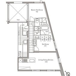 レグノ・コラージュ 2LDKの間取図画像
