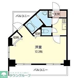 エスティメゾン品川シーサイド2 1Kの間取図画像