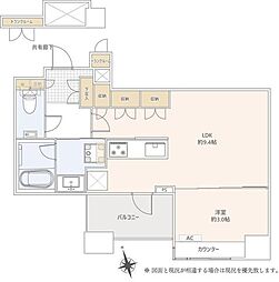 新橋プラザビル 1LDKの間取図画像