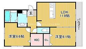 San du Will 206 ｜ 滋賀県草津市青地町（賃貸アパート2LDK・2階・58.37㎡） その2