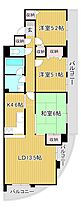 EAST1 206 ｜ 滋賀県大津市萱野浦（賃貸マンション3LDK・2階・73.87㎡） その2