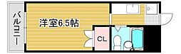 ニュー大将軍松兼 ワンルームの間取図画像