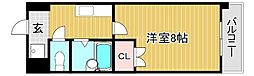 ラ・ルース2 1Kの間取図画像