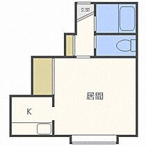 フロスティ川沿B  ｜ 北海道札幌市南区川沿十六条2丁目1-23（賃貸アパート1K・2階・20.40㎡） その2