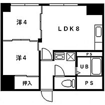 北海道札幌市南区真駒内本町5丁目（賃貸マンション2LDK・3階・38.54㎡） その2