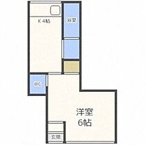 北海道札幌市南区川沿六条3丁目（賃貸アパート1K・2階・20.98㎡） その2