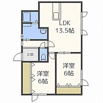 北海道札幌市南区川沿十条3丁目（賃貸アパート2LDK・2階・58.32㎡） その2