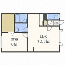 北海道札幌市南区川沿四条3丁目（賃貸アパート1LDK・1階・37.12㎡） その2