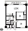 ライオンズマンション澄川第23階6.4万円
