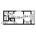 アンソレイユ4階4.3万円
