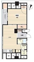 南博多パールシャトー 1LDKの間取図画像
