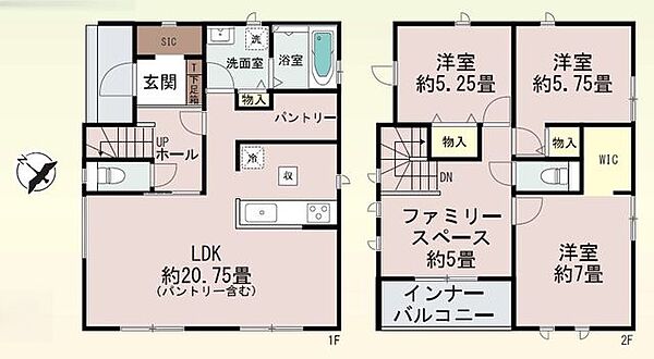 間取りを拡大表示