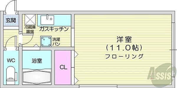 北海道札幌市中央区大通東5丁目(賃貸マンション1K・4階・28.80㎡)の写真 その2