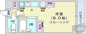 北海道札幌市中央区北四条西25丁目（賃貸マンション1R・5階・16.53㎡） その2