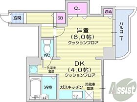 北海道札幌市中央区南五条西10丁目（賃貸マンション1DK・8階・30.16㎡） その2