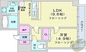 北海道札幌市北区北二十条西6丁目（賃貸マンション1LDK・4階・38.35㎡） その2