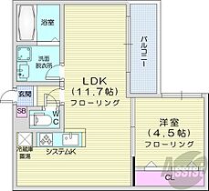 北海道札幌市北区北三十八条西8丁目（賃貸マンション1LDK・5階・36.63㎡） その2