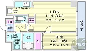 北海道札幌市中央区大通東3丁目（賃貸マンション1LDK・3階・36.40㎡） その2