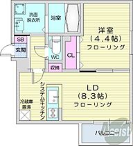 北海道札幌市白石区東札幌六条2丁目（賃貸マンション1LDK・2階・35.10㎡） その2