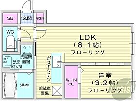 北海道札幌市豊平区月寒西一条6丁目（賃貸マンション1LDK・1階・30.32㎡） その2