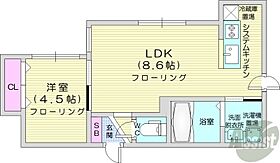 北海道札幌市中央区北一条西23丁目（賃貸マンション1LDK・5階・37.29㎡） その2