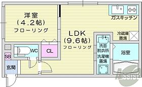 北海道札幌市中央区南七条西13丁目（賃貸マンション1LDK・5階・31.01㎡） その2