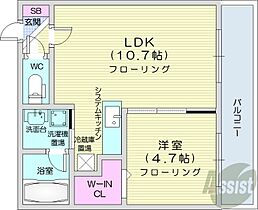 S.field北23  ｜ 北海道札幌市北区北二十三条西9丁目（賃貸マンション1LDK・4階・36.00㎡） その2