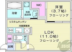 Maisondeest  ｜ 北海道札幌市東区北十四条東8丁目（賃貸マンション1LDK・4階・34.83㎡） その2