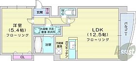 北海道札幌市中央区南六条西11丁目（賃貸マンション1LDK・2階・41.50㎡） その2