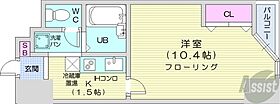 北海道札幌市中央区南五条西1丁目1-3（賃貸マンション1K・6階・26.18㎡） その2