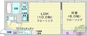 北海道札幌市中央区南十七条西10丁目（賃貸マンション1LDK・3階・36.40㎡） その1