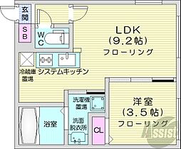 北海道札幌市西区宮の沢二条1丁目（賃貸マンション1LDK・3階・30.02㎡） その2