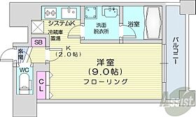 北海道札幌市中央区北一条西19丁目1-1（賃貸マンション1K・13階・24.67㎡） その2