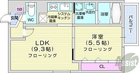 北海道札幌市東区北十二条東11丁目（賃貸マンション1LDK・5階・35.49㎡） その2