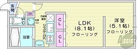 北海道札幌市中央区南十条西6丁目（賃貸マンション1LDK・3階・32.87㎡） その2